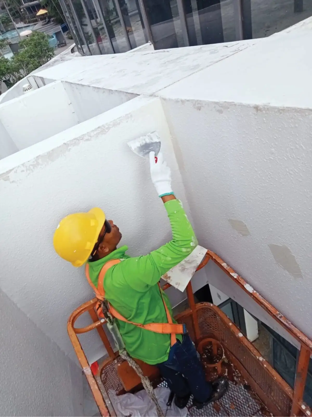 External waterproofing at Parc Olympia condominium